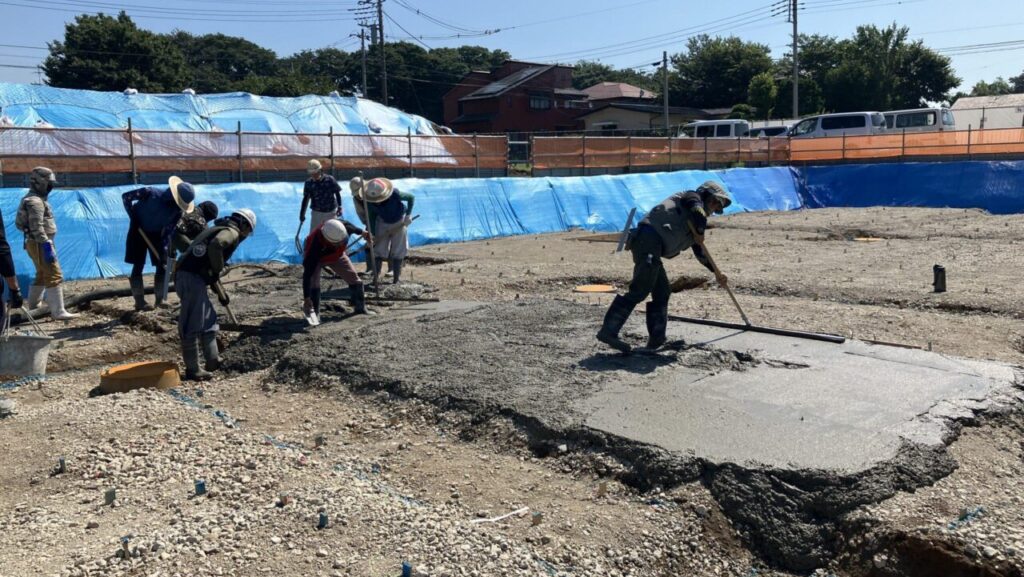 基礎工事状況